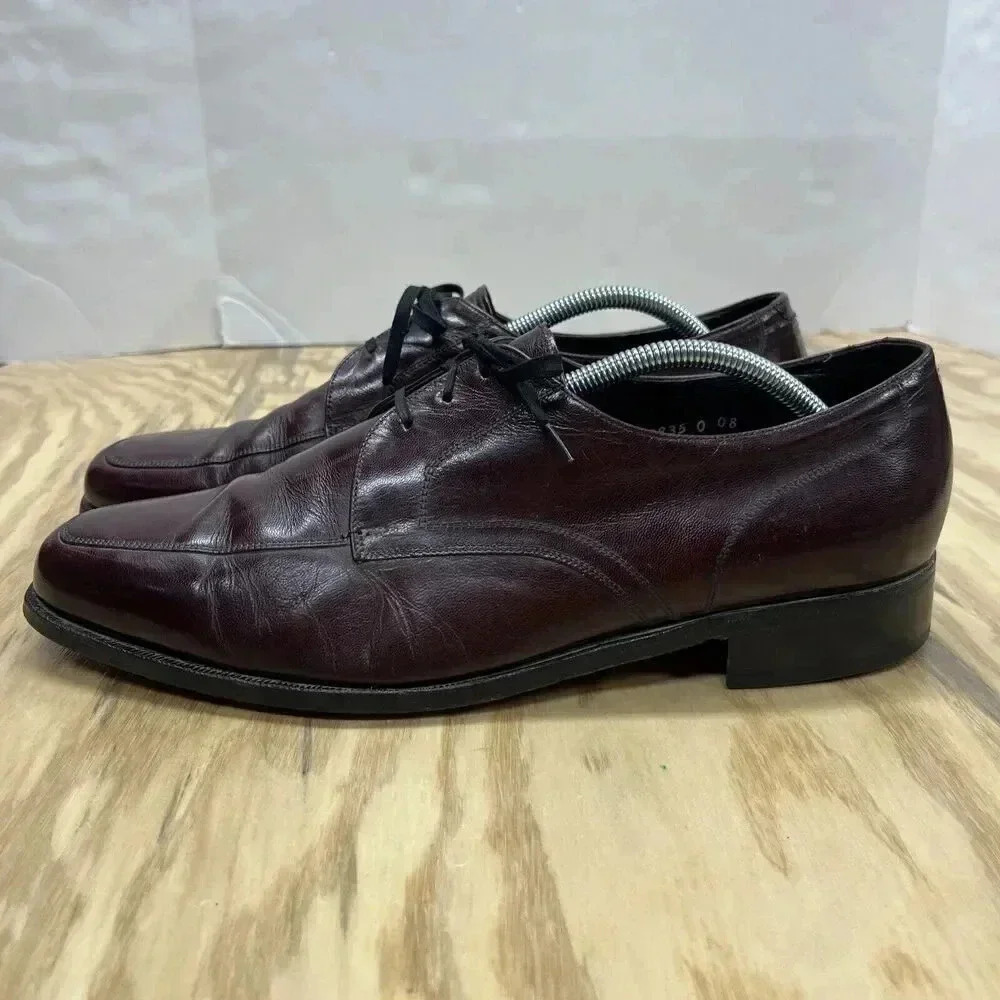 Florsheim Richfield The Florsheim Shoe Red Lace Up Size 12D 33617 Vintage - Picture 2 of 12